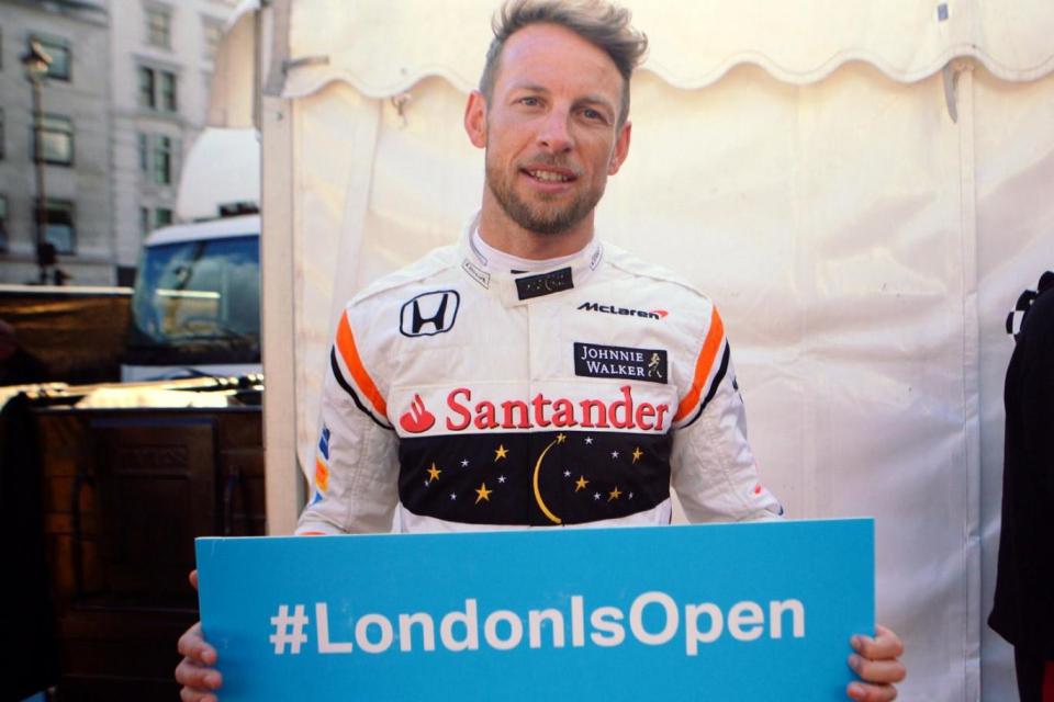 Jenson Button supported the campaign