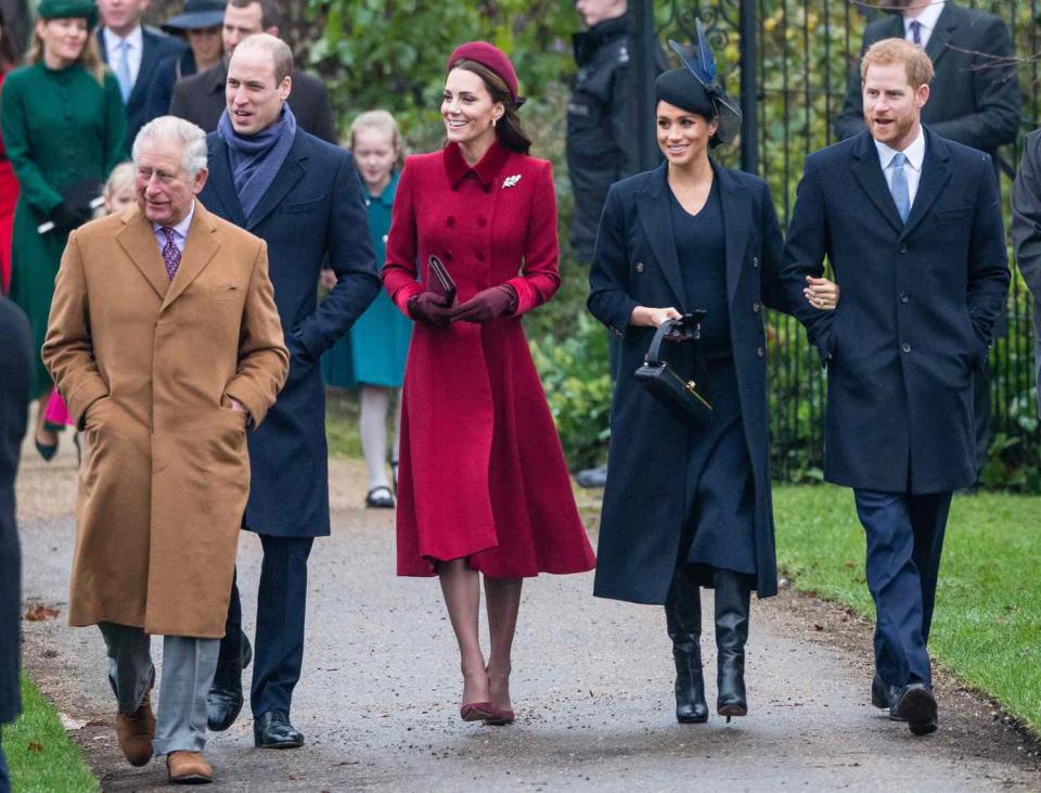 Prince Charles, Prince of Wales, Prince William, Duke of Cambridge and Prince Harry