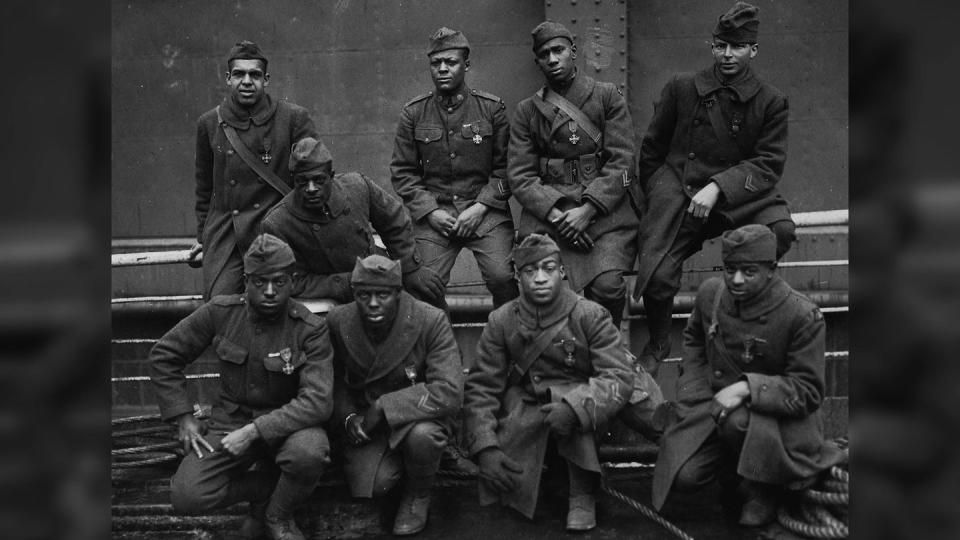 Early 20th Century Black soldiers in service. (Department of Defense)