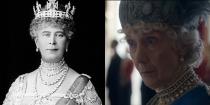 <p>The matriarch of the Windsor family, Queen Mary of Teck, was played by Eileen Atkins in the first season of <em>The Crown</em>. The Queen consort passed away in 1953, but served as a mentor to Queen Elizabeth II during her first year as monarch.</p>