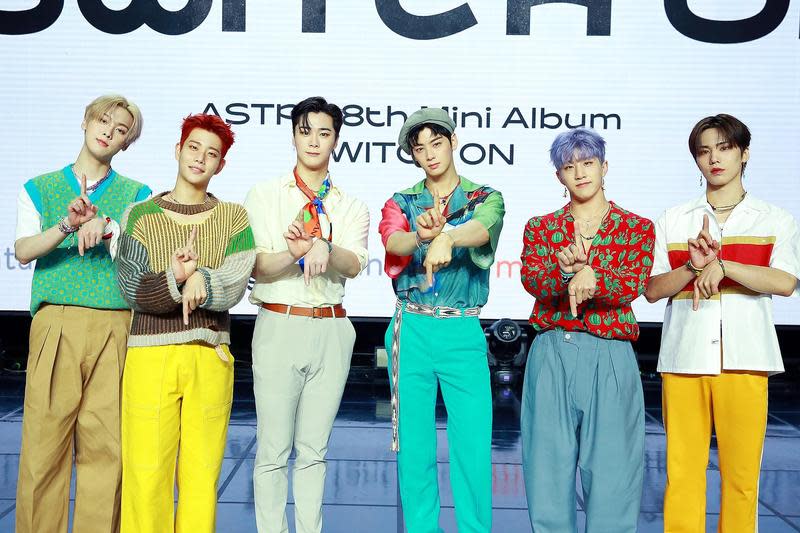 韓國偶像團體ASTRO回歸樂壇，推出第8張迷你專輯《SWITCH ON》。（CL Creative & Entertainment提供）