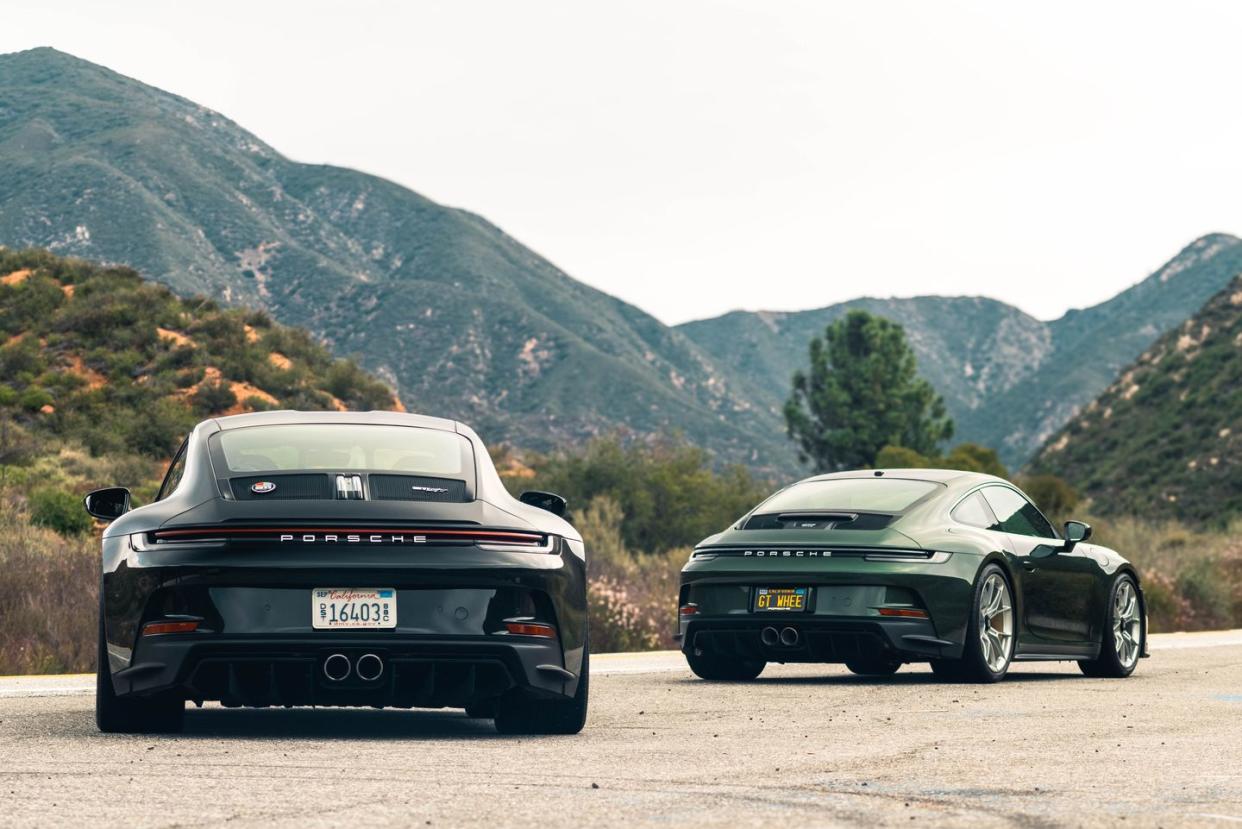 porsche 911 gt3 touring and porsche 911 st