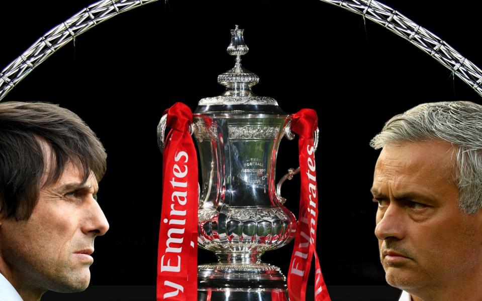 Chelsea boss Antonio Conte and Manchester United manager Jose Mourinho set to go head-to-head in the FA Cup final
