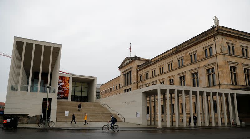 A general view shows the James-Simon gallery in Berlin