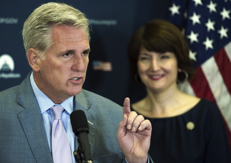 Congress majority leader Kevin McCarthy reportedly made the claims last year (Picture: REX)