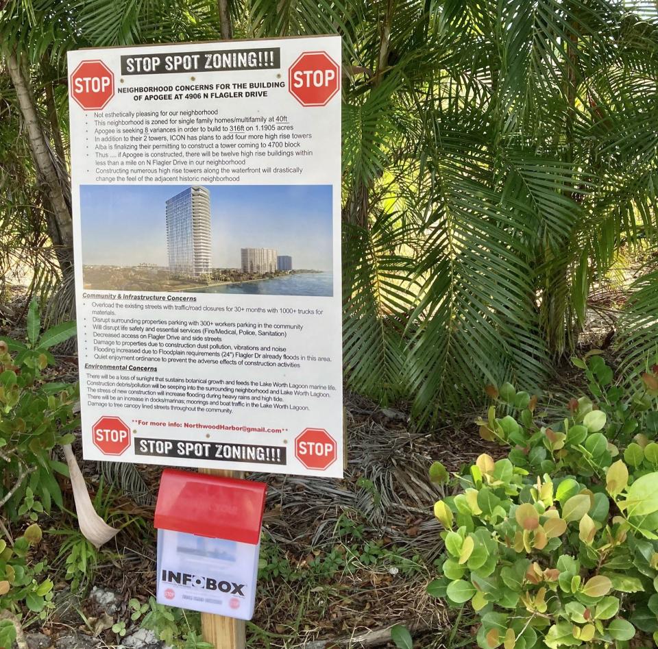 The Related Group of Miami is proposing to build a 25-story condominium tower in West Palm Beach's waterfront that the Northwood Harbor Historic District opposes.