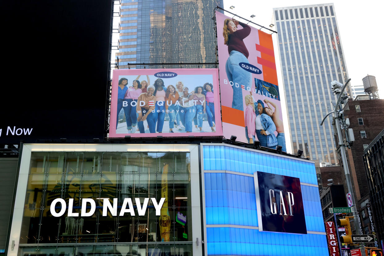 NEW YORK, NEW YORK - AUGUST 24: Old Navy BODEQUALITY Campaign in NYC on August 24, 2021 in New York City. (Photo by Dia Dipasupil/Getty Images for Old Navy)