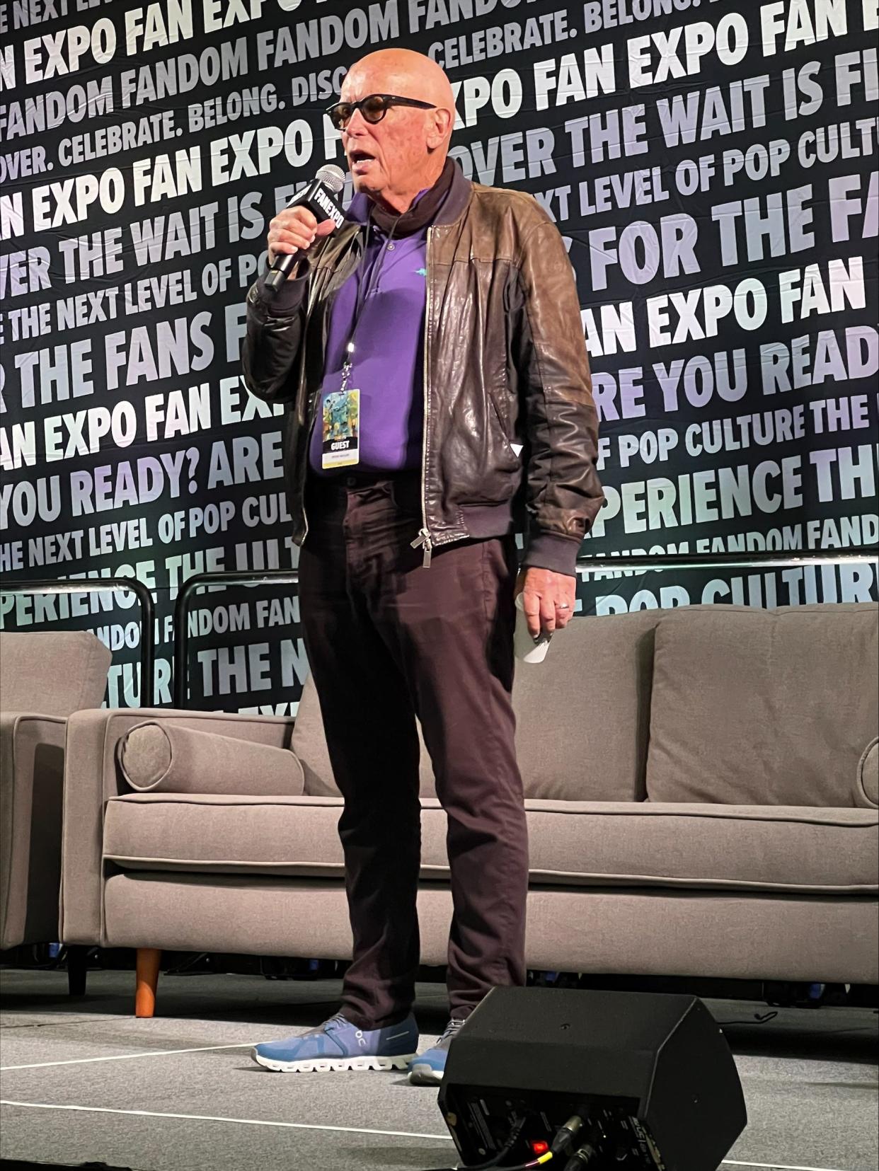Peter Weller of "RoboCop" fame appeared at the 2023 Fan Expo Boston.