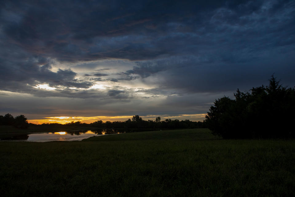 Sunset in Lowndes County on Aug. 1.<span class="copyright">Charity Rachelle for TIME</span>