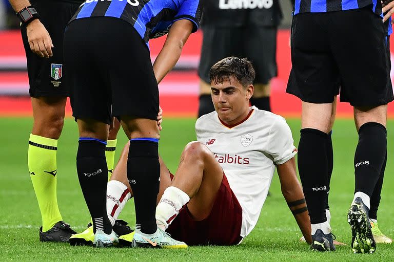 Paulo Dybala preocupa la retirar con dolores en el último encuentro ante Inter