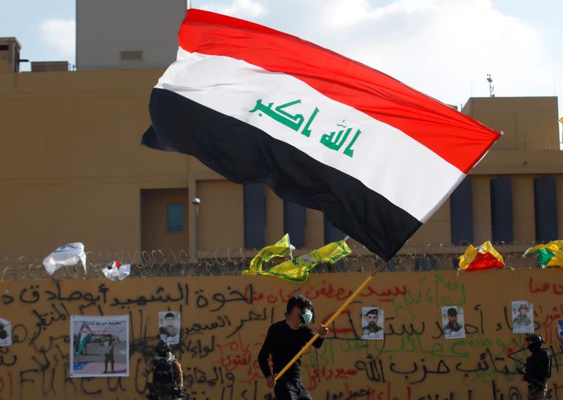 Protests at the U.S. Embassy in Baghdad