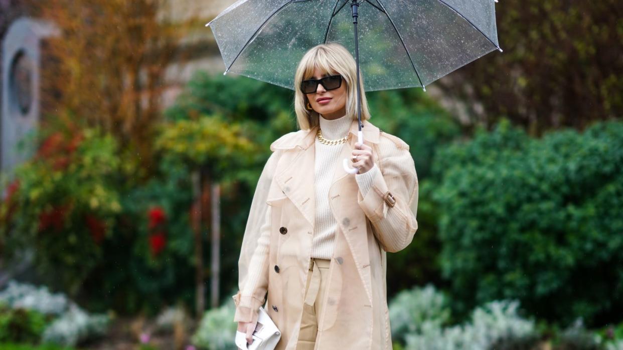 rain jacket paris fashion week