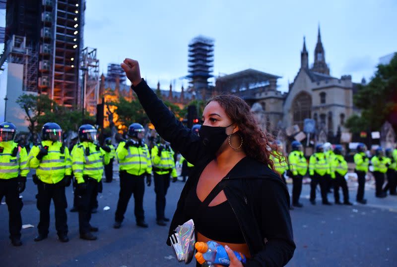 Protest against the death of George Floyd, in London