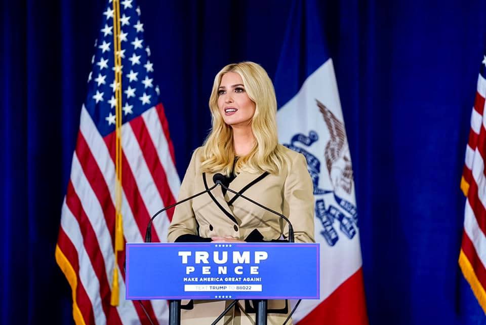 外傳伊凡卡與庫許納正勸川普承認敗選。   圖：翻攝自Ivanka Trump臉書