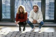 <p>There's so much to love about the complementary sweaters that Meg Ryan and Billy Crystal wear in the beloved rom-com<em>. </em>Who could blame Sally for falling for Harry when he rocks such a good chunky knit?</p>