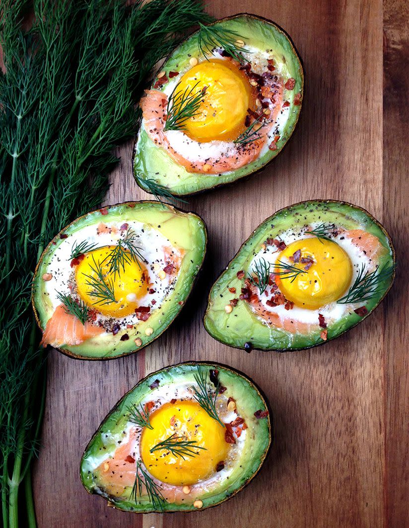 Egg Stuffed Avocados