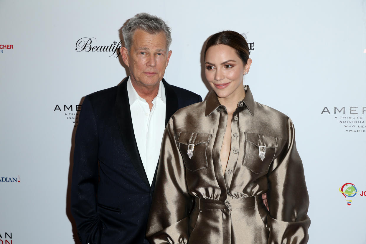 David Foster and Katharine McPhee are now husband and wife. (Photo: Phillip Faraone/FilmMagic)