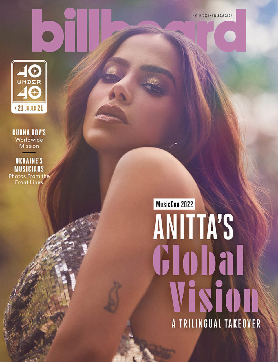 Anitta covers the latest issue of Billboard. - Credit: Billboard