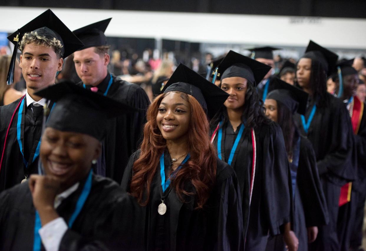 Royal Palm Beach High School graduation ceremony at the South Florida Fairgrounds on May 15, 2024 in West Palm Beach.