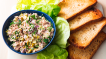 <p>When a recipe is this good, it doesn't matter what your desk neighbours think.</p><p>Get the <a href="https://www.delish.com/uk/cooking/recipes/a30426006/best-tuna-salad-recipe/" rel="nofollow noopener" target="_blank" data-ylk="slk:Tuna Salad;elm:context_link;itc:0;sec:content-canvas" class="link ">Tuna Salad</a> recipe.</p>