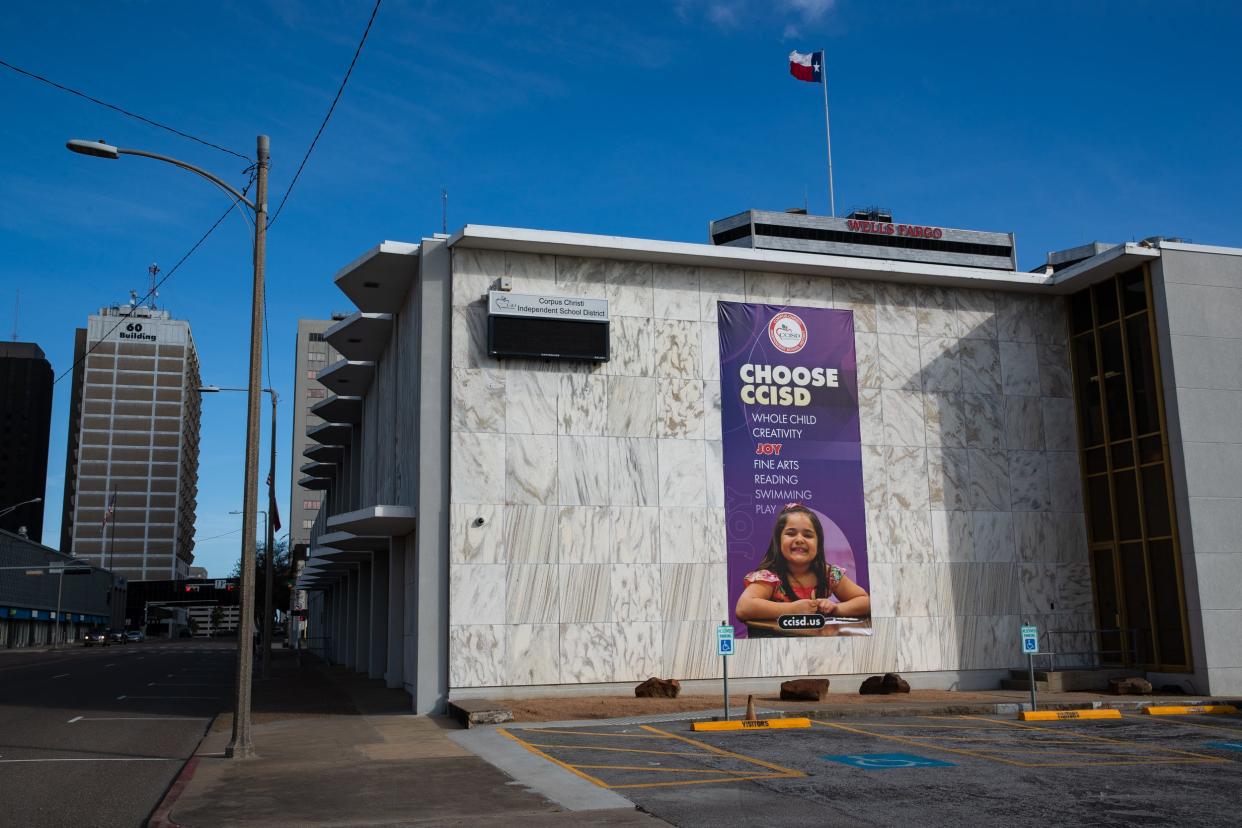 The Corpus Christi ISD administration office building on Monday, Dec. 5, 2022, in Corpus Christi, Texas.