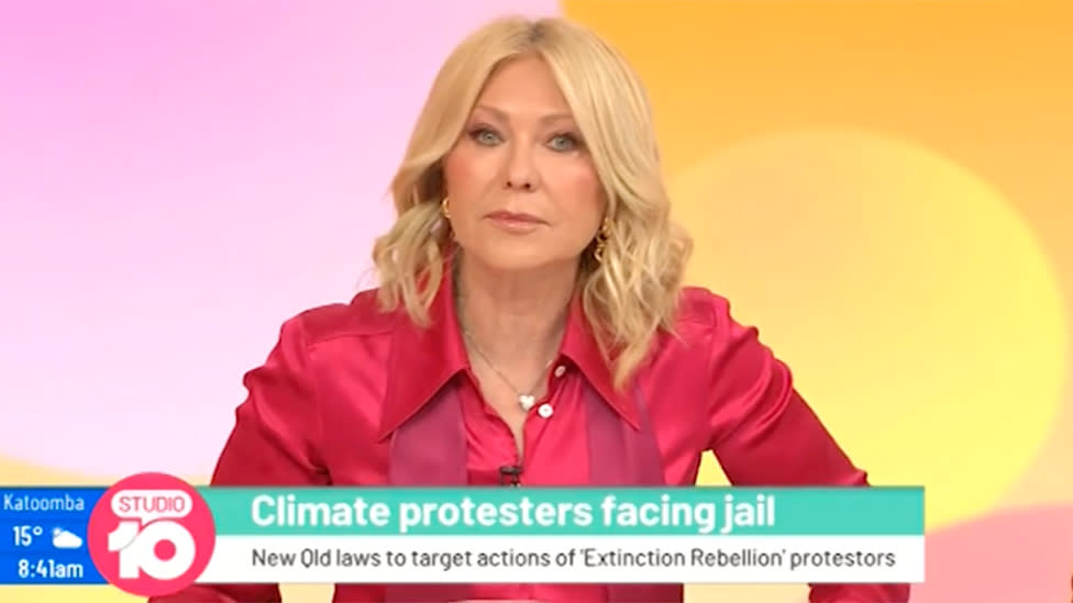Kerri-Anne is in hot water over comments about starving, and running over climate protestors. Photo: Ten