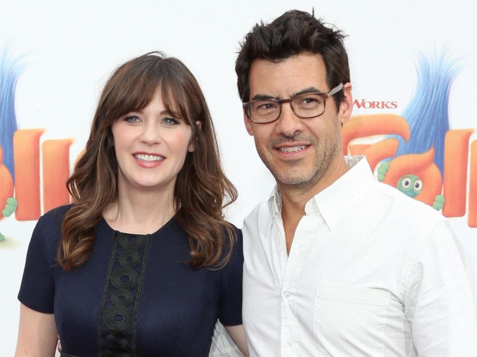 Zooey Deschanel and Jacob Pechenik