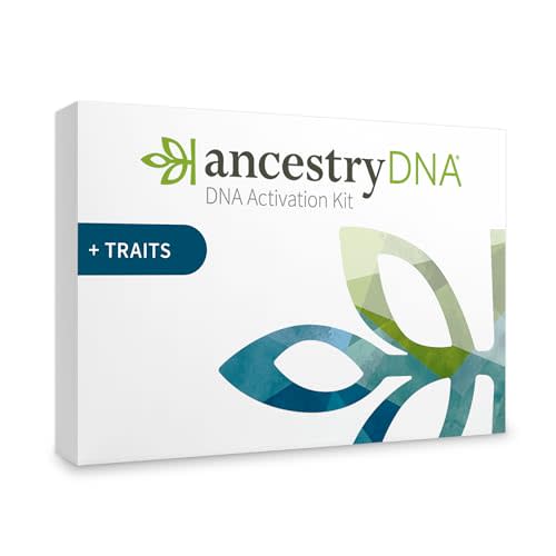 AncestryDNA + Traits Genetic Test Kit: Personalized Genetic Traits, DNA Ethnicity Test, Origins…