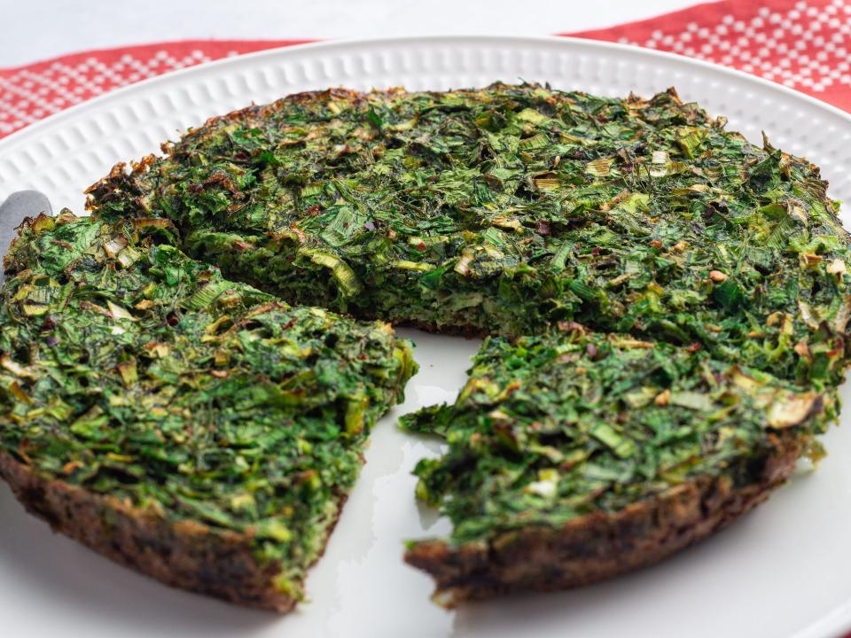 Kuku sabzi - Persian herb frittata