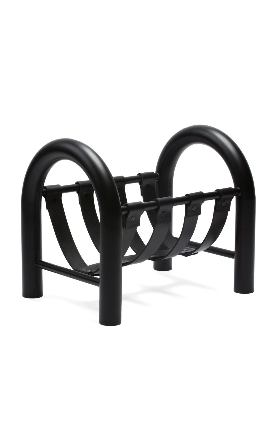 A whimsical rack for even the most serious of publications. SHOP NOW: Tubular magazine rack by Another Human, $600, 1stdibs.com