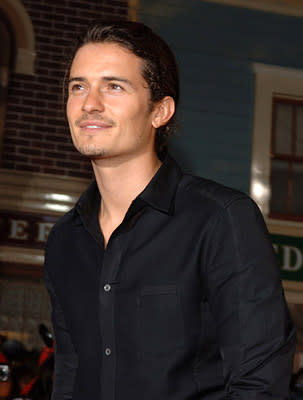 Orlando Bloom at the Disneyland premiere of Walt Disney Pictures' Pirates of the Caribbean: Dead Man's Chest