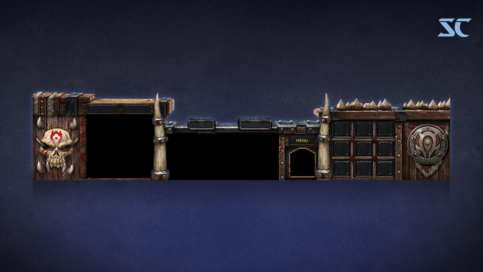 《星海爭霸》高畫質重製版：數位戰利版的操作面板。（圖源：warcraft3）