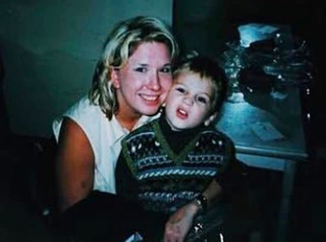 <p>Zach Bryan Instagram</p> Zach Byran with his mom Annette Bryan