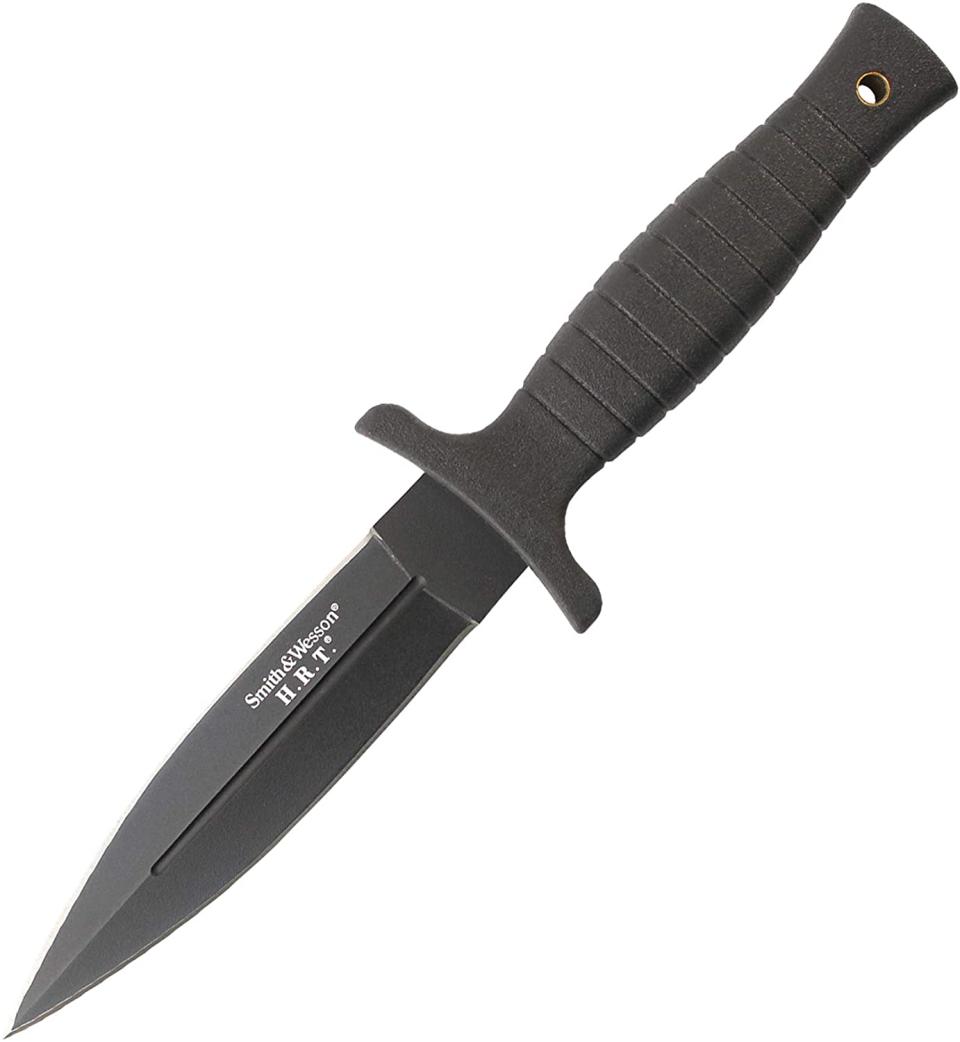 Smith & Wesson SWHRT9B High Carbon Stainless Steel Fixed Blade Knife; best fixed blade knife