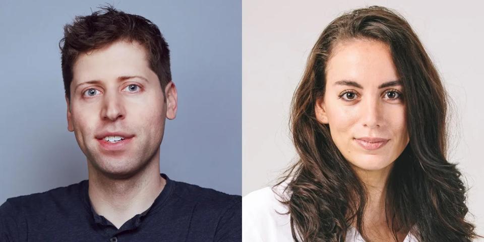 Sam Altman y Mira Murati