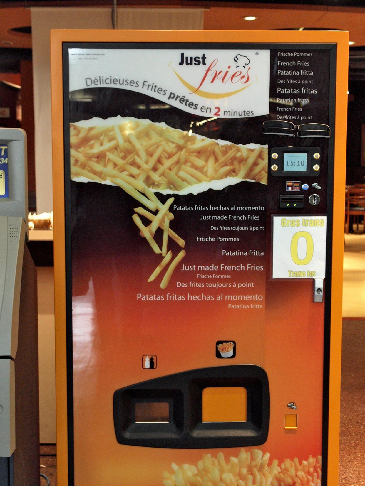 French Fries vending machine