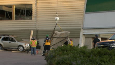 Mall roof collapse rescue