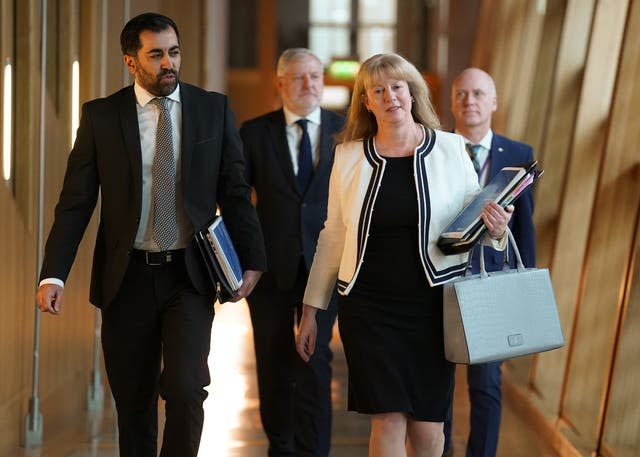 Humza Yousaf and Shona Robison