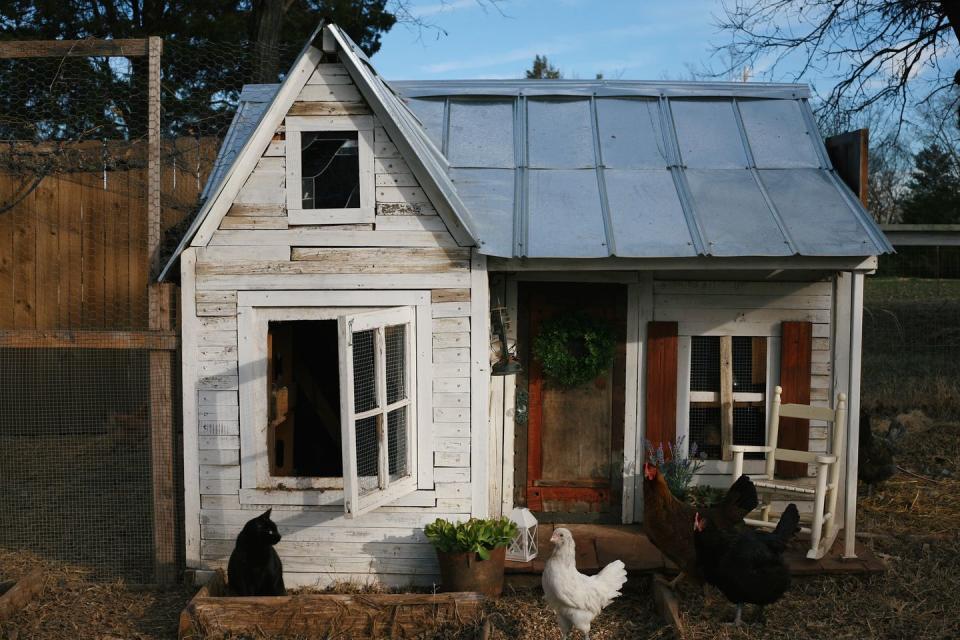 House-Inspired Chicken Coop