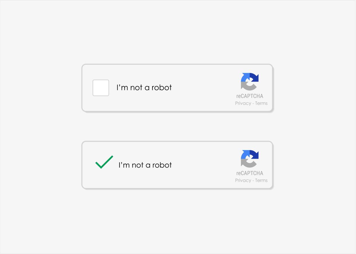 i'm not a robot reCaptcha