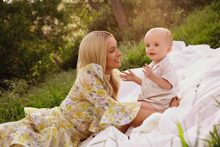 El tierno carrete de imágenes familiares que compartió Paris Hilton y con el que presentó a London, su hija de tan solo cinco meses (Foto: Instagram/@parishilton)