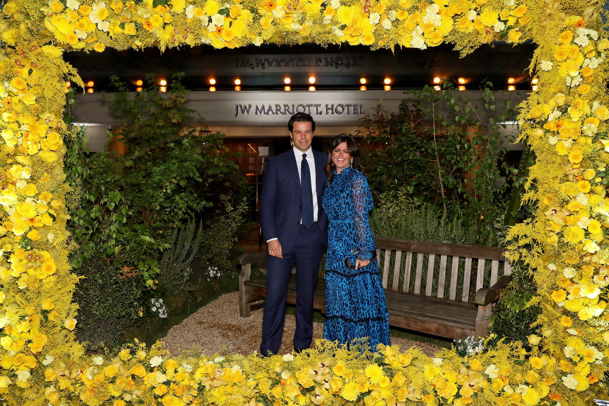 LONDON, ENGLAND - APRIL 30: Sebastien Bowen and Deborah James celebrate the 90th Anniversary of JW Marriott Grosvenor House London on April 30, 2019 in London, England. (Photo by David M. Benett/Dave Benett/Getty Images for JW Marriott Grosvenor House London)