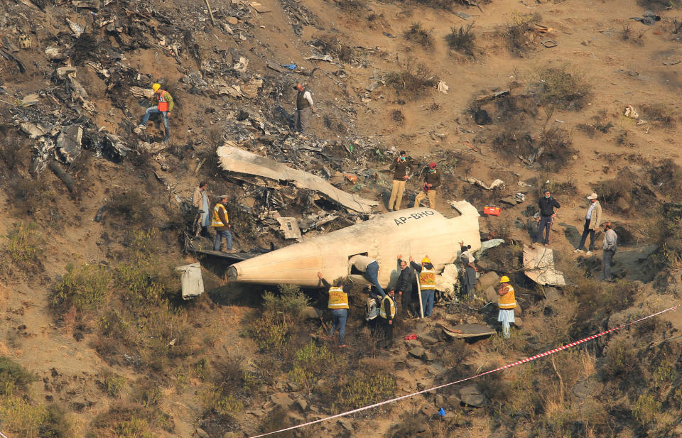 Deadly plane crash in northern Pakistan