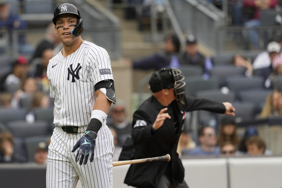 Yankees' Aaron Judge gets ejected from a game for the first time in his career