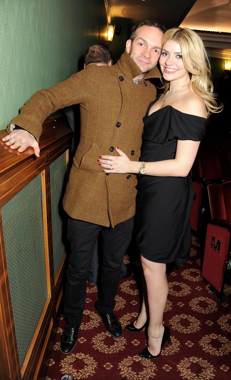 Happy couple: Holly Willoughby and her husband Dan Baldwin (Dave Benett)