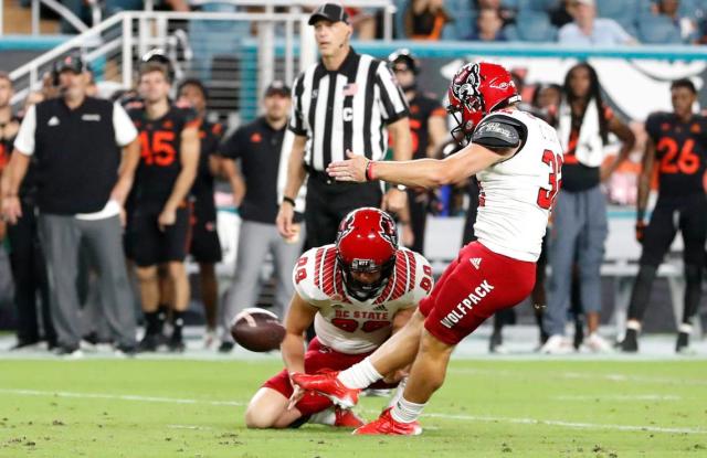 NC State kicker offers ECU kicker words of encouragement