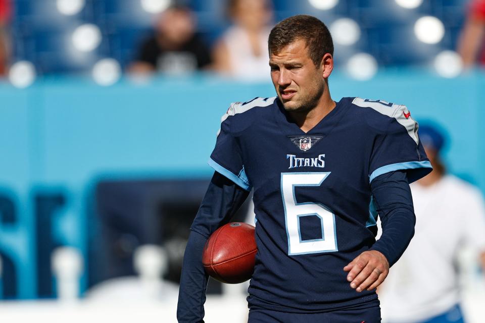 Three-time Pro Bowl punter Brett Kern is Tennessee's longest-tenured player. He was released from the Titans on Monday.