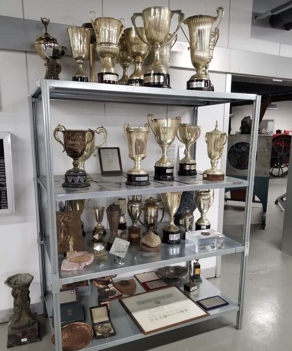 alfa romeo trophies at milan museum may 2023