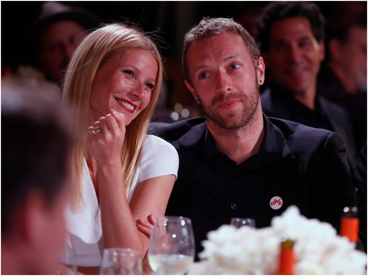 Gwyneth Paltrow and Chris Martin together