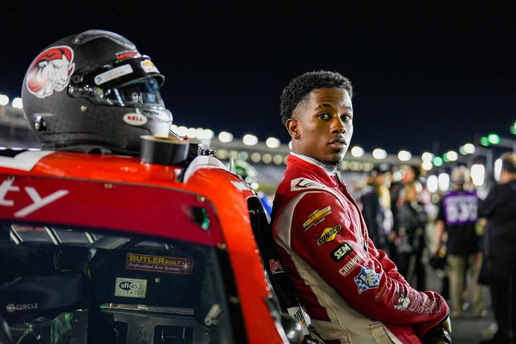 In addition to racing, Rajah Caruth studies in the motorsports management program at Winston-Salem State University. (Photo: Courtesy of Roger Caruth)